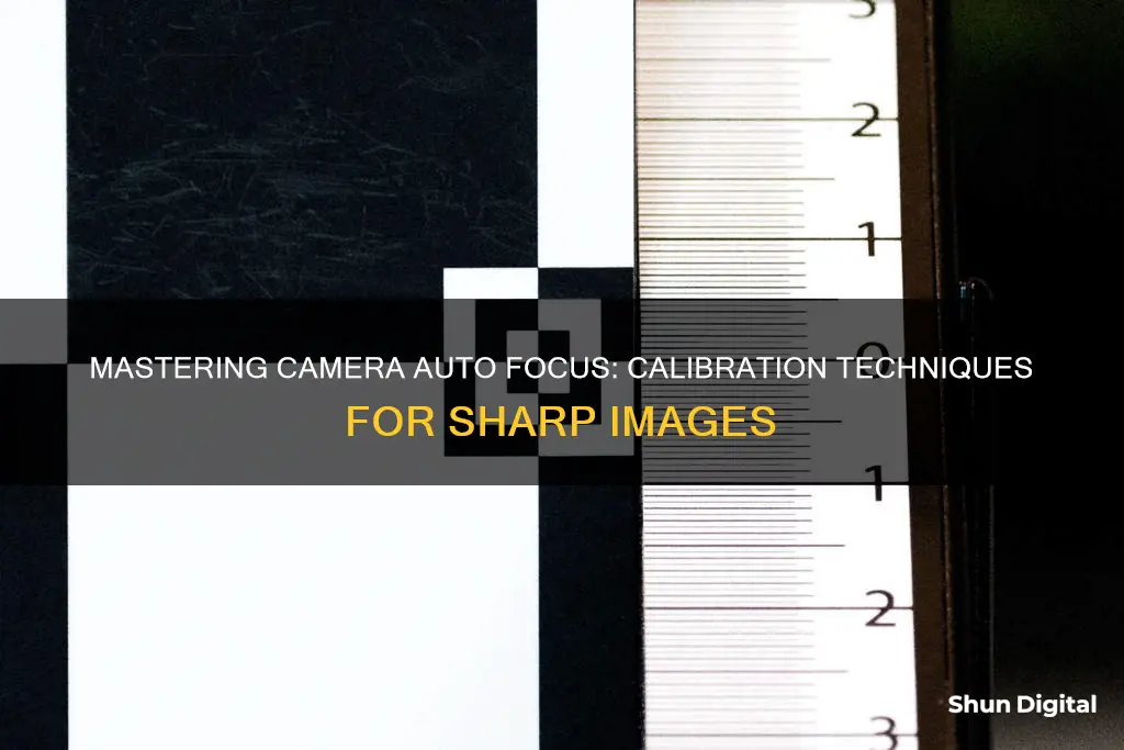 how to calibrate camera auto focus