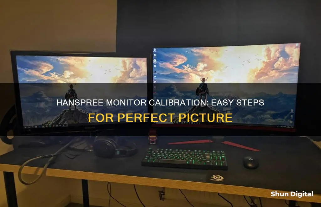 how to calibrate hanspree monitor