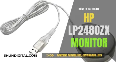 Calibrating the HP LP2480zx Monitor: A Step-by-Step Guide