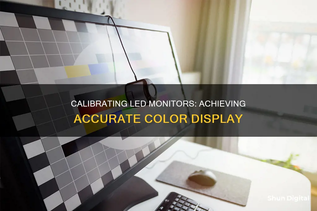 how to calibrate led monitor for color correction