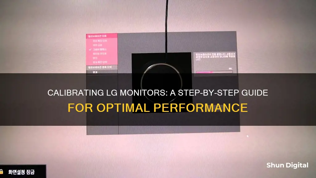 how to calibrate lg monitor