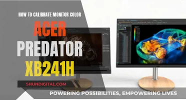 Calibrating Your Acer Predator XB241H Monitor for Accurate Colors