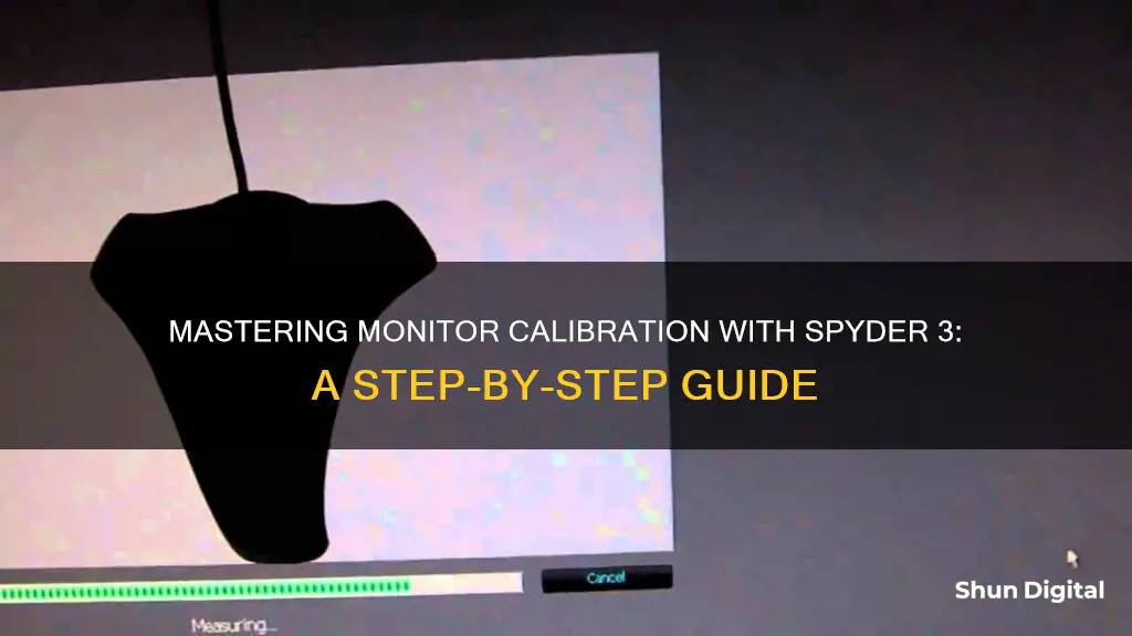 how to calibrate monitor correctly with spyder 3