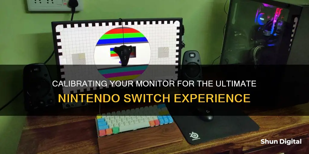 how to calibrate monitor for nintendo switch