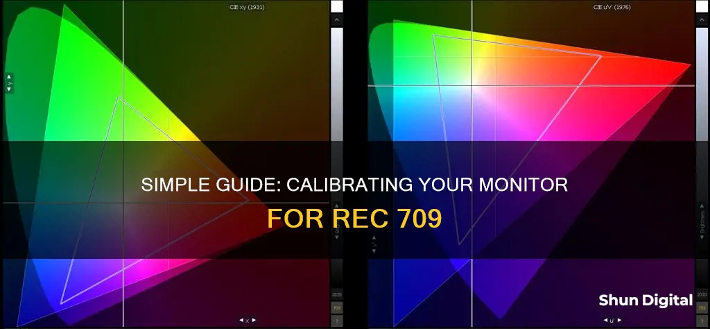 how to calibrate monitor for rec 709