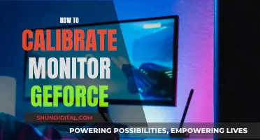 Calibrating Your Monitor with GeForce: A Step-by-Step Guide