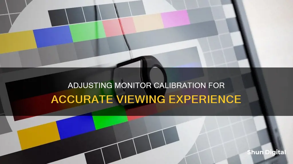 how to calibrate monitor level