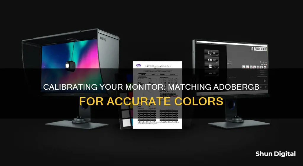 how to calibrate monitor to adobergb