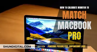 Calibrating Your Monitor: Match Your MacBook Pro's Display