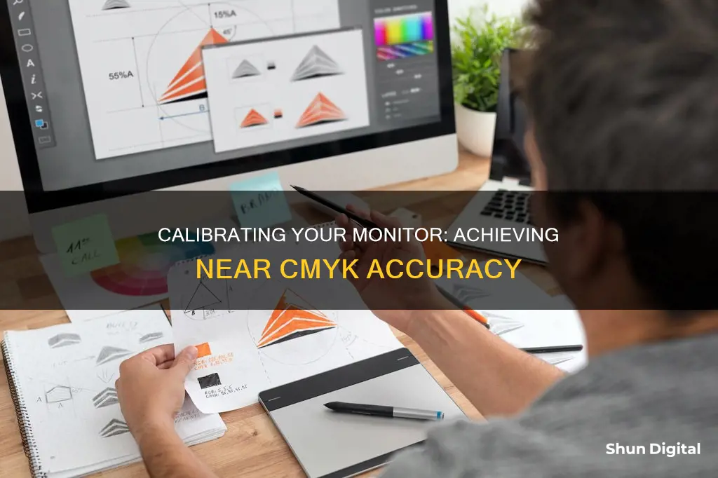 how to calibrate monitor to near cmyk