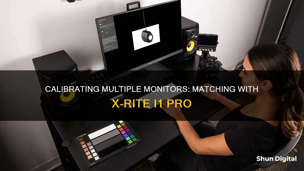 how to calibrate multiple monitors to match xrite i1 pro