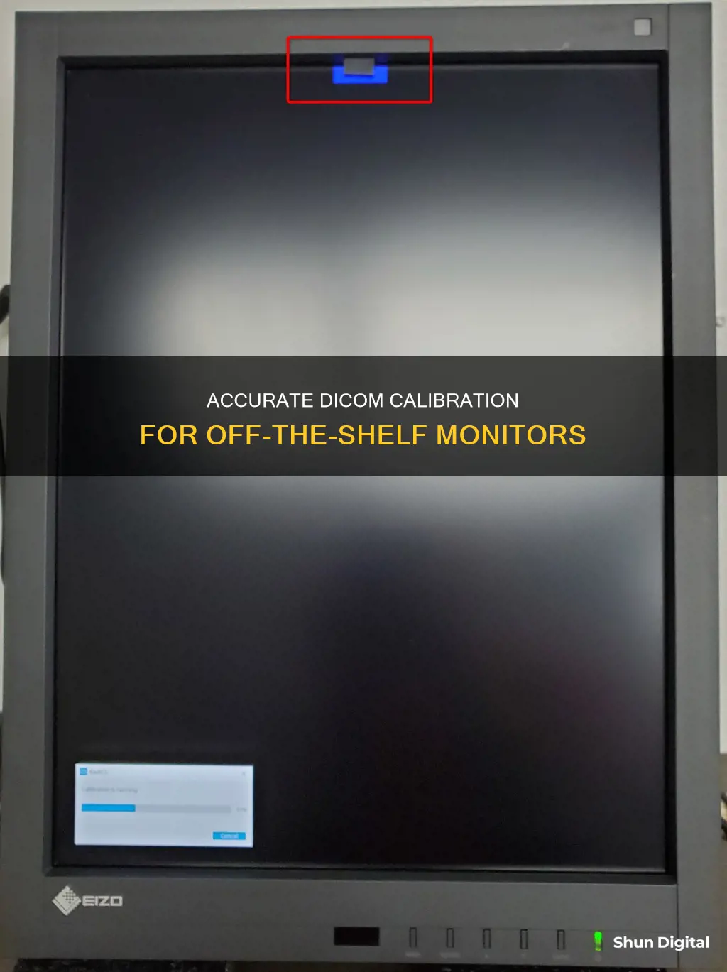 how to calibrate off the shelf monitor dicom