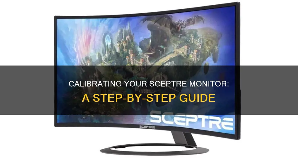 how to calibrate sceptre monitor