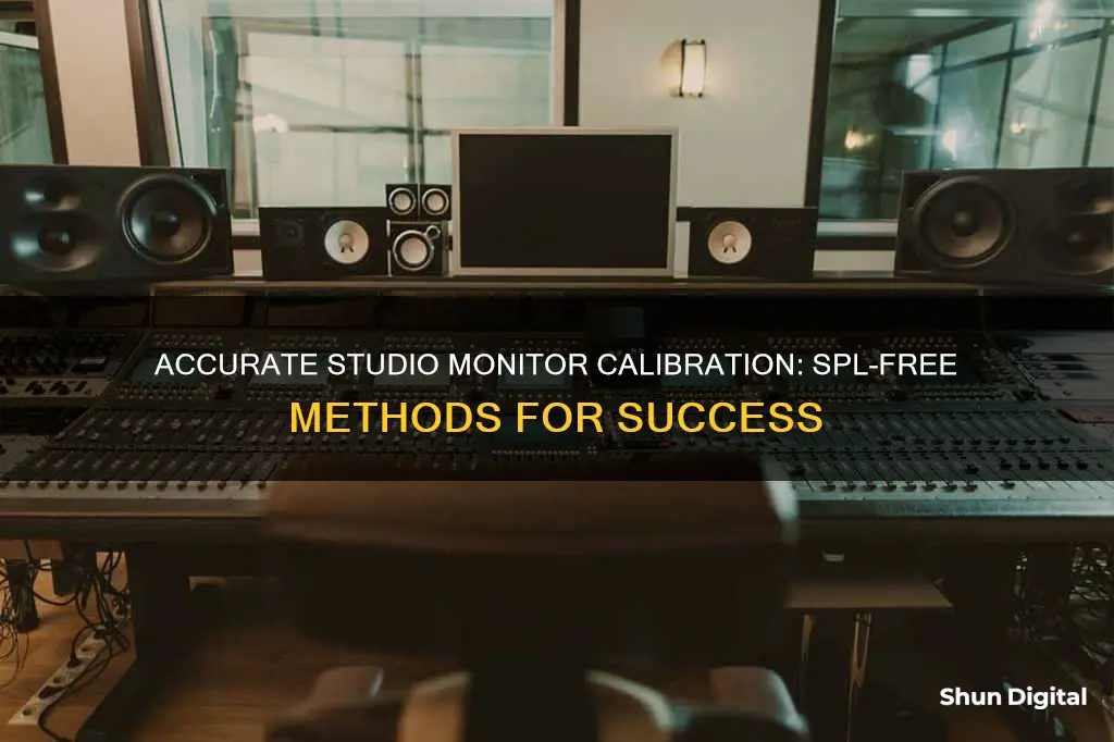 how to calibrate studio monitors without spl