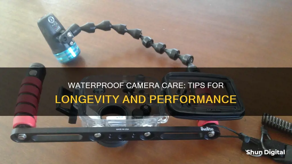 how to care for waterproof camera