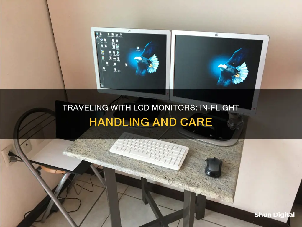 how to carry lcd monitor in flight