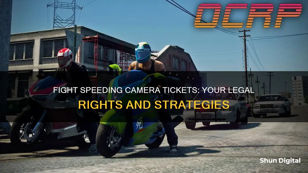 how to challenge speeding camera ticket