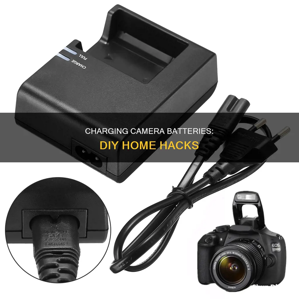 how to charge a camera battery at home