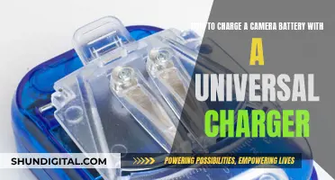 Charging Camera Batteries: Universal Charger Usage