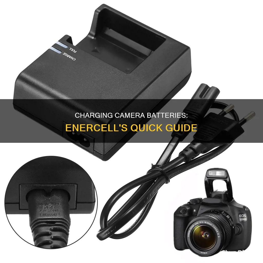 how to charge a camera battery with enercell