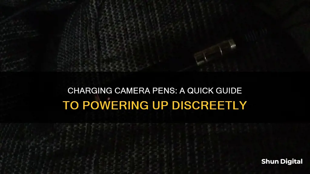 how to charge a camera pen