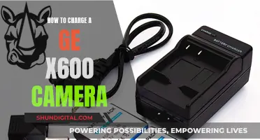 Charging Your GE X600 Camera: A Quick Guide