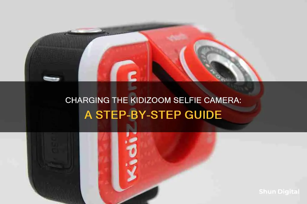 how to charge a kidizoom selfie camera