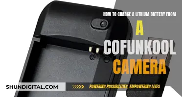 Charging Your CoFunkool Camera's Lithium Battery: A Step-by-Step Guide