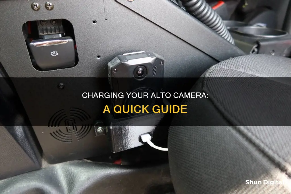 how to charge alto cameras