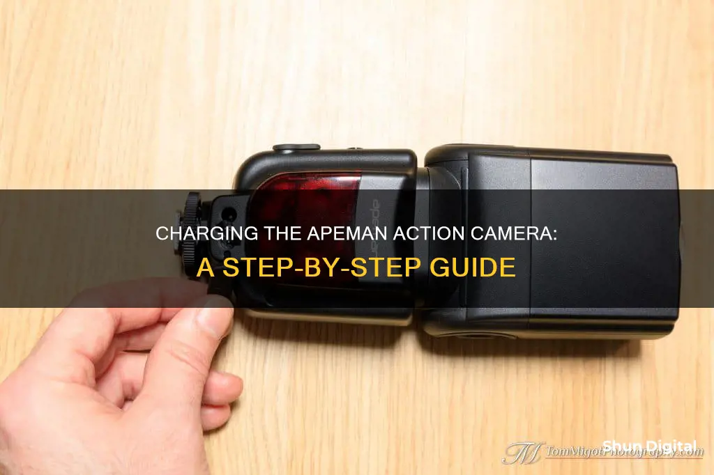 how to charge apeman action camera