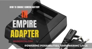 Charging Camera Batteries: Empire Adapter Instructions