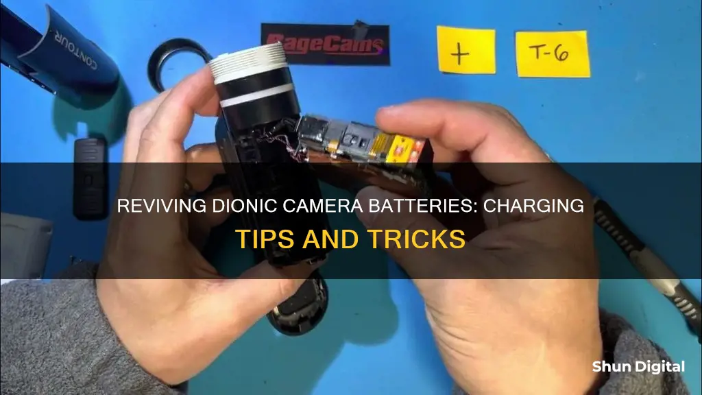 how to charge dead dionic camera batteries