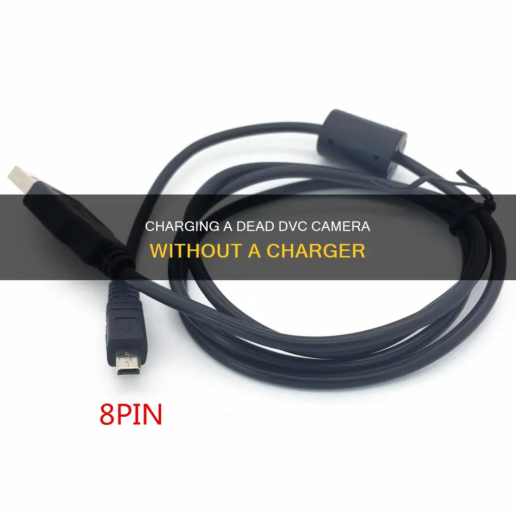 how to charge dvc camera without charger