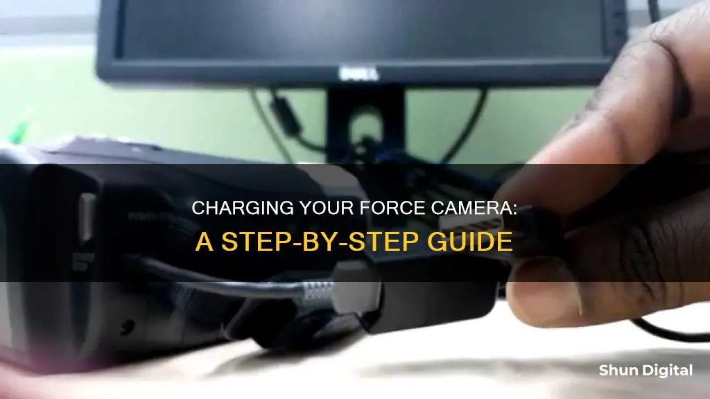 how to charge force camera