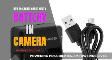 Charging GoPro Hero 4: In-Camera Battery Charging Guide