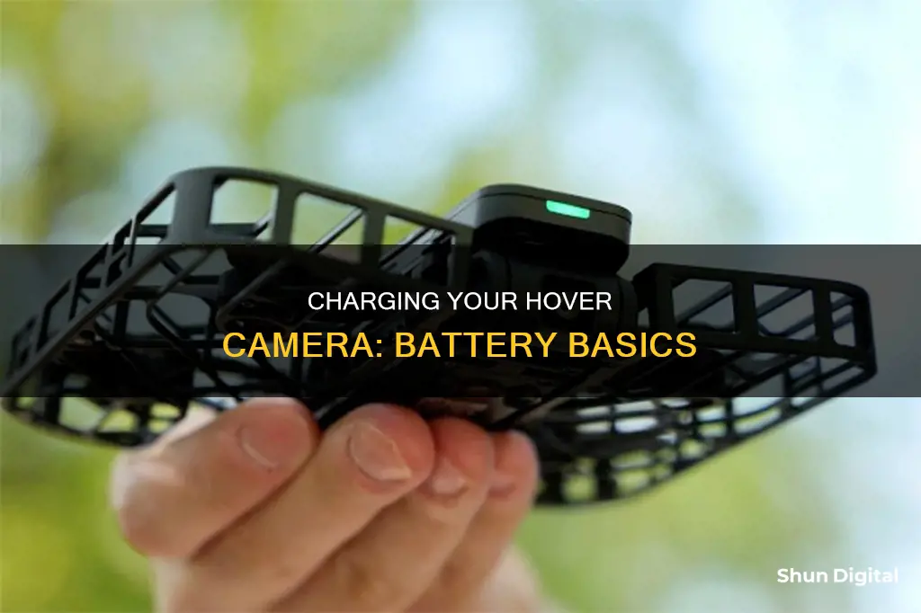 how to charge hover camera battery