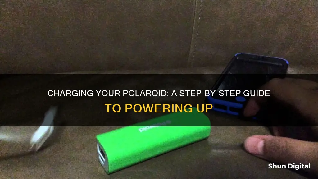 how to charge polaroid camera