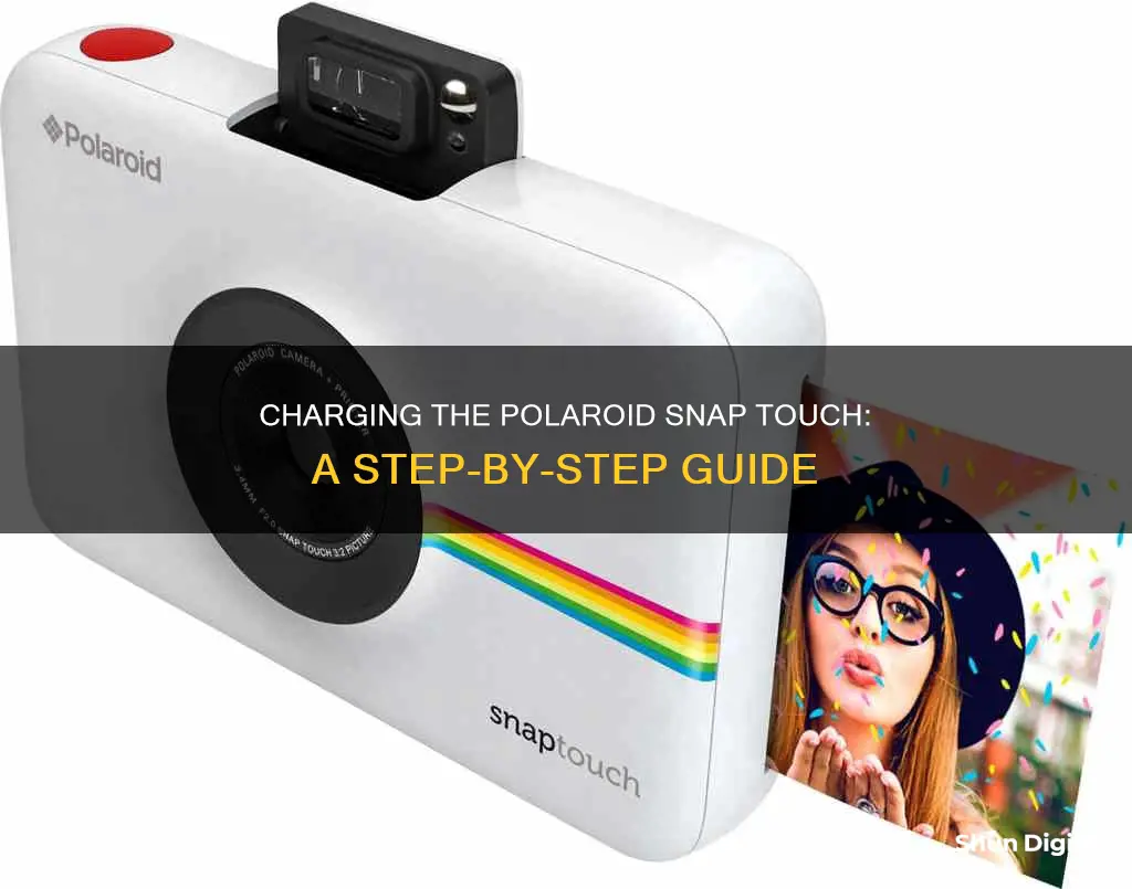 how to charge polaroid snap touch camera