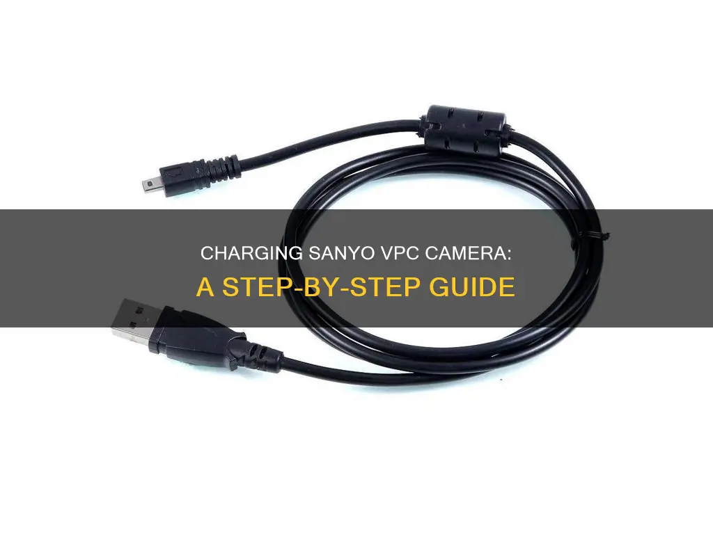 how to charge sanyo vpc camera