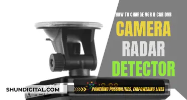 Charging Your VGR B Car DVR Camera Radar Detector