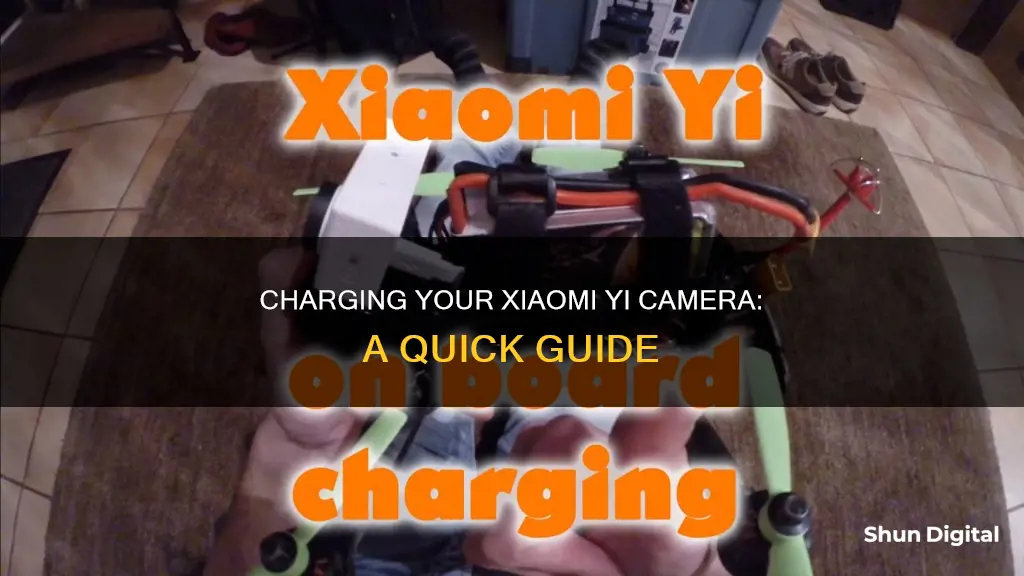 how to charge xiaomi yi camera