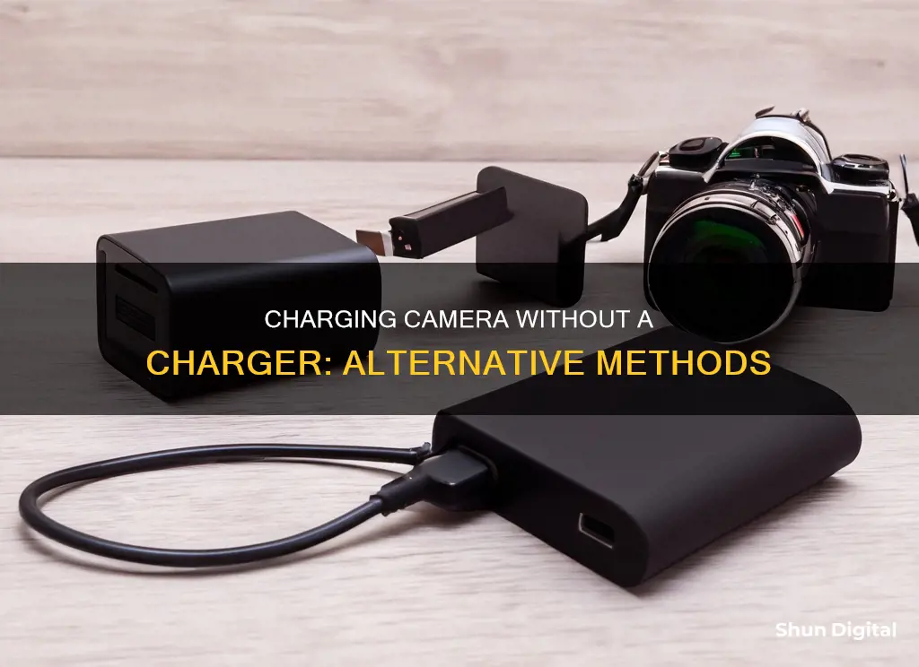 how to charge yoir camera wothoit chargers