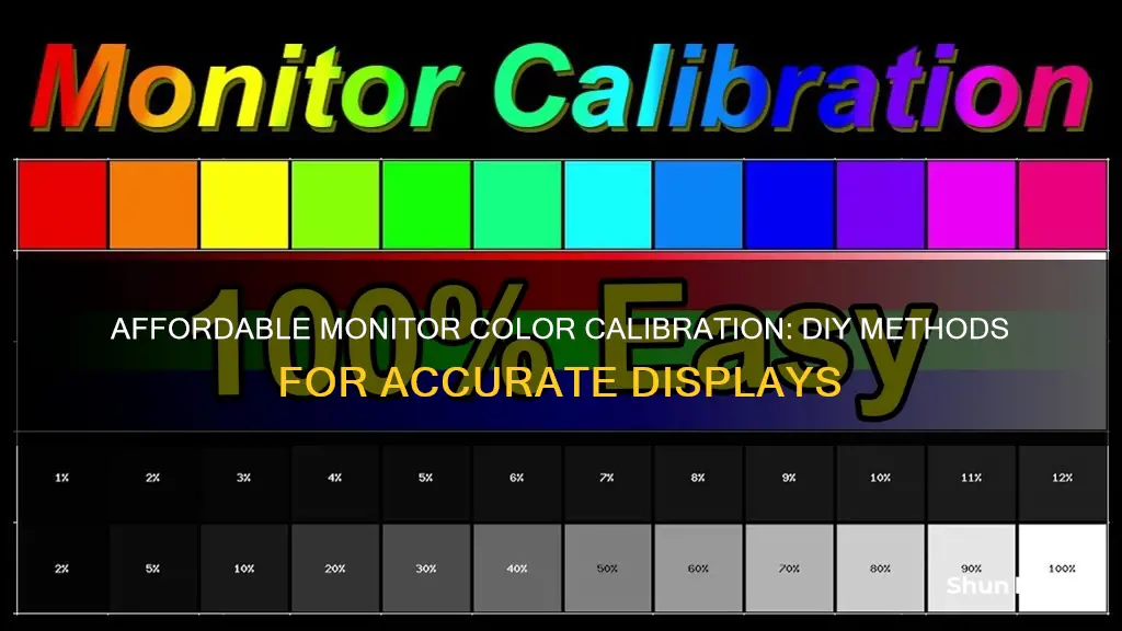 how to cheaply color calibrate monitor