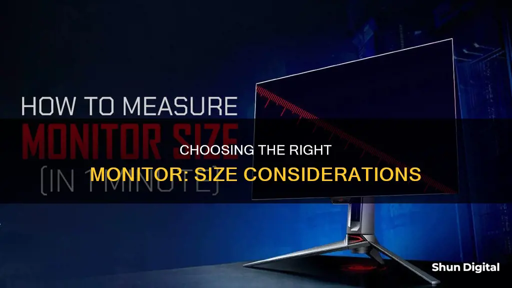 how to choose a monitor size