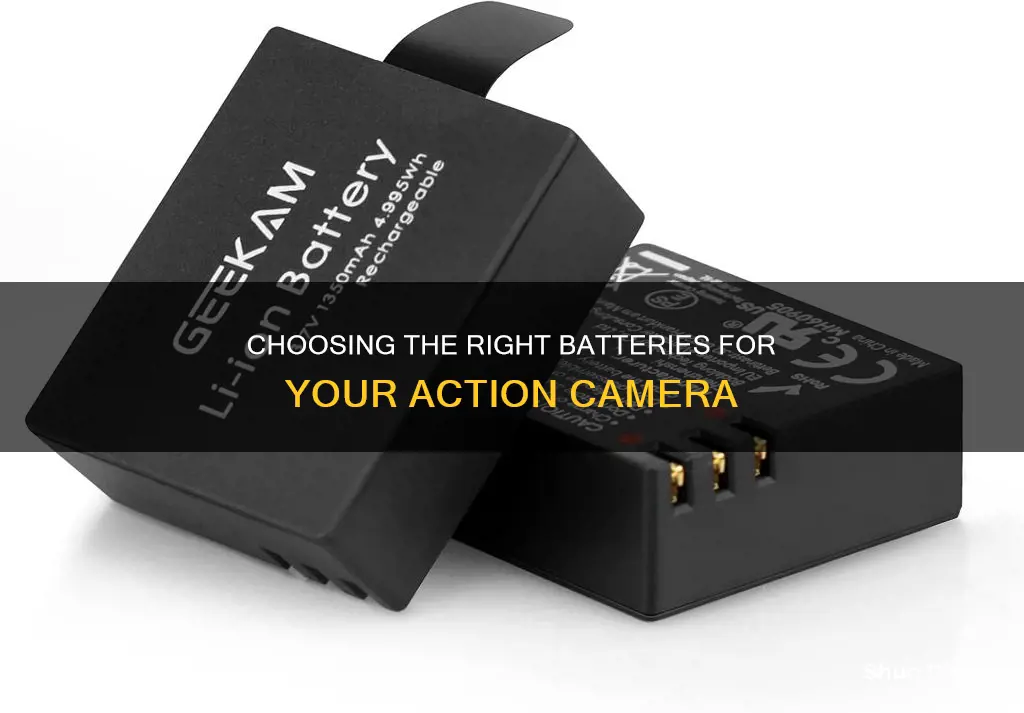 how to choose batteries for action camera