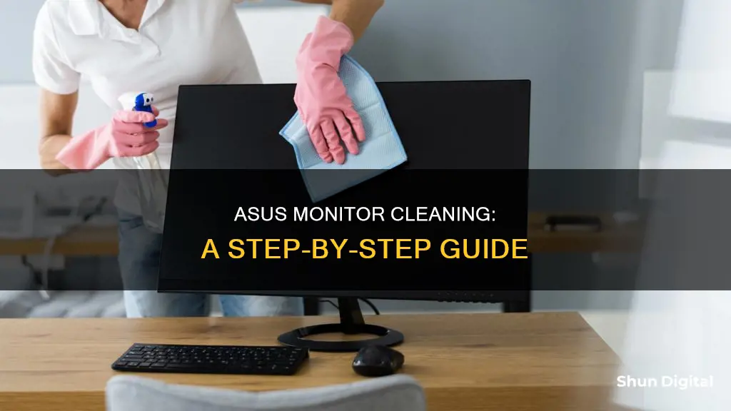 how to clean asus monitor