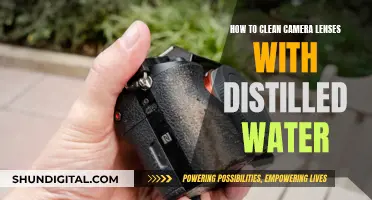 Cleaning Camera Lenses: Distilled Water Method