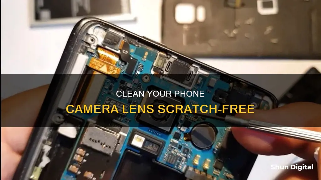 how to clean cellphone camera lense without screatching