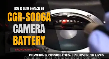 The Ultimate Guide to Cleaning CGR-S006A Camera Battery Contacts