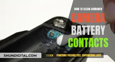 Cleaning Corroded Camera Battery Contacts: DIY Guide